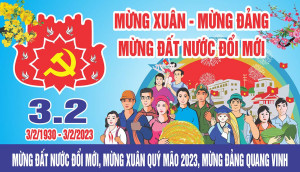 Pano mừng Đảng mừng xuân 2024 file CDR mẫu D35