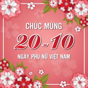 Banner chúc mừng ngày phụ nữ việt nam file vector mẫu CG256