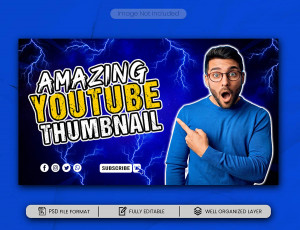 Ảnh thumb kênh youtube file PSD - mẫu số 847