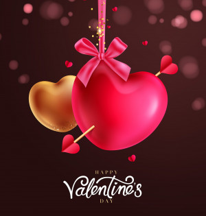 Poster ngày valentine file EPS và AI mẫu V27