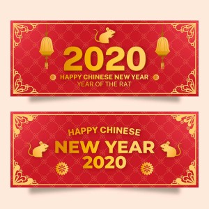 Banner mừng tết nguyên đán file vector mẫu 25R1172