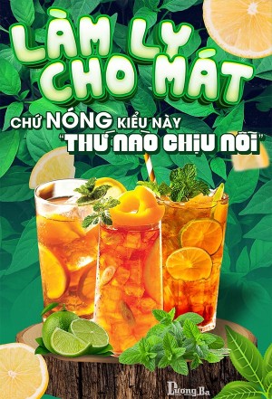 Poster nước giải khát file EPS - mẫu số 845