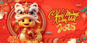 Banner con rắn chúc mừng năm mới CDR mẫu OC564