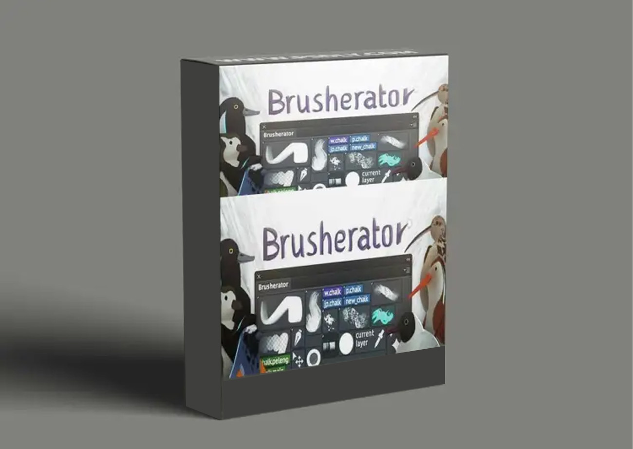 Bộ Plugin  quản lý Brush  trong photoshop - Brusherator 1.8 for Photoshop