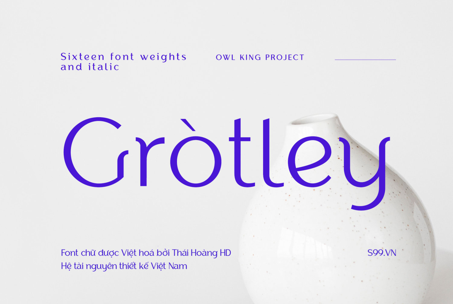 Font chữ Việt Hoá TH Grotley