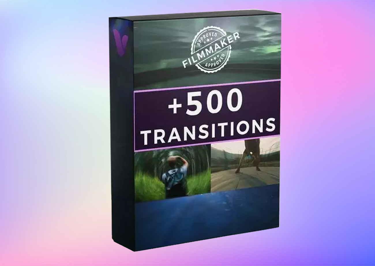 Gói 500 hiệu ứng chuyển cảnh chuyển tiếp - +500 Seamless Video Transitions Free