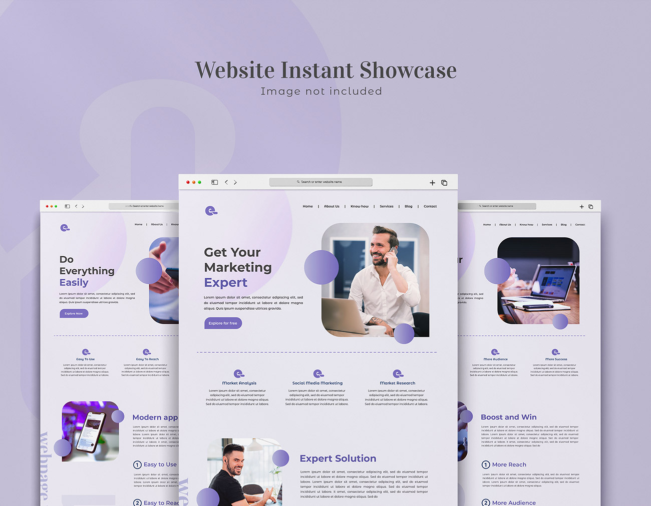 Mockup website file PSD mẫu số 46