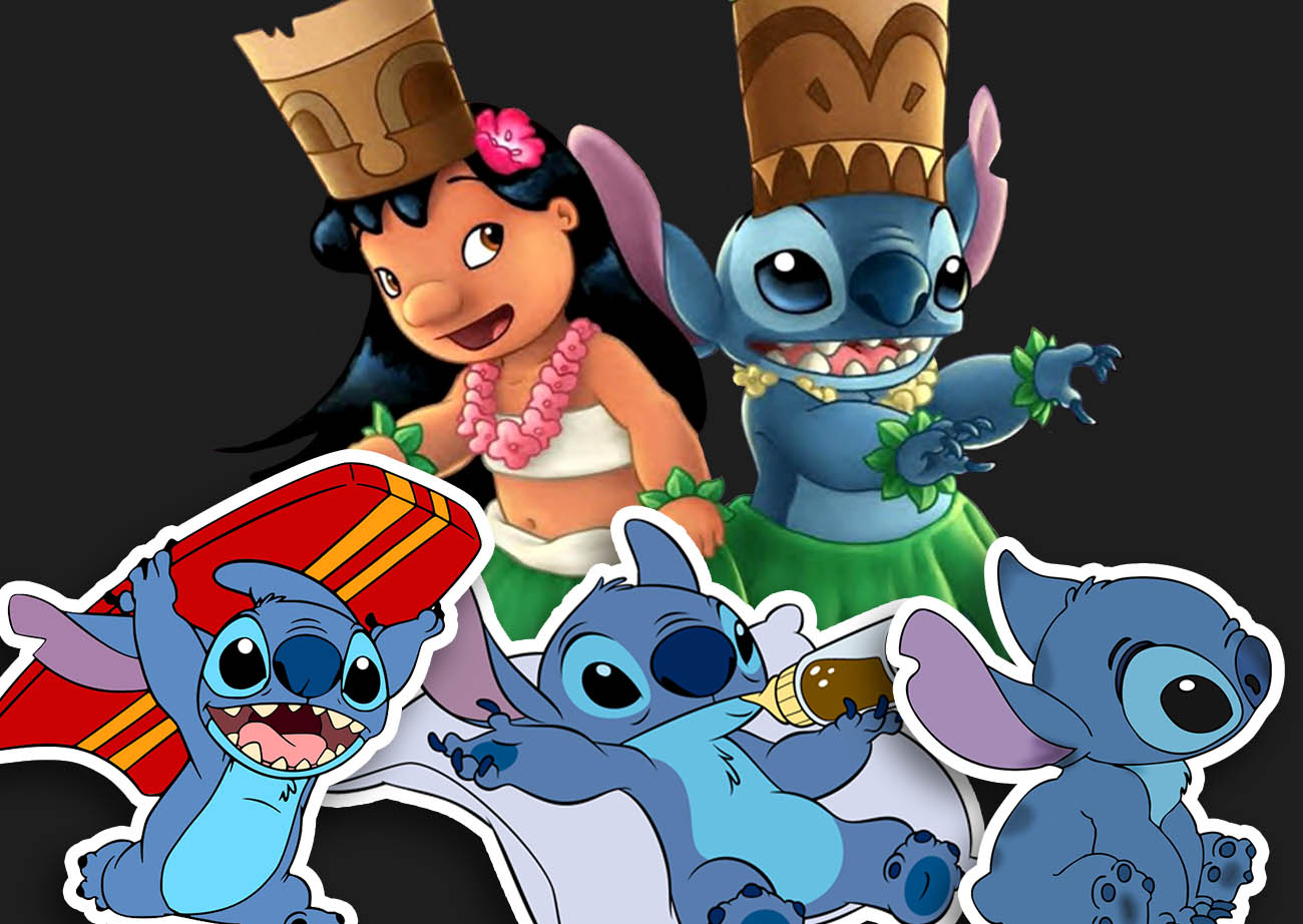 File PNG nhân vật hoạt hình Stitch