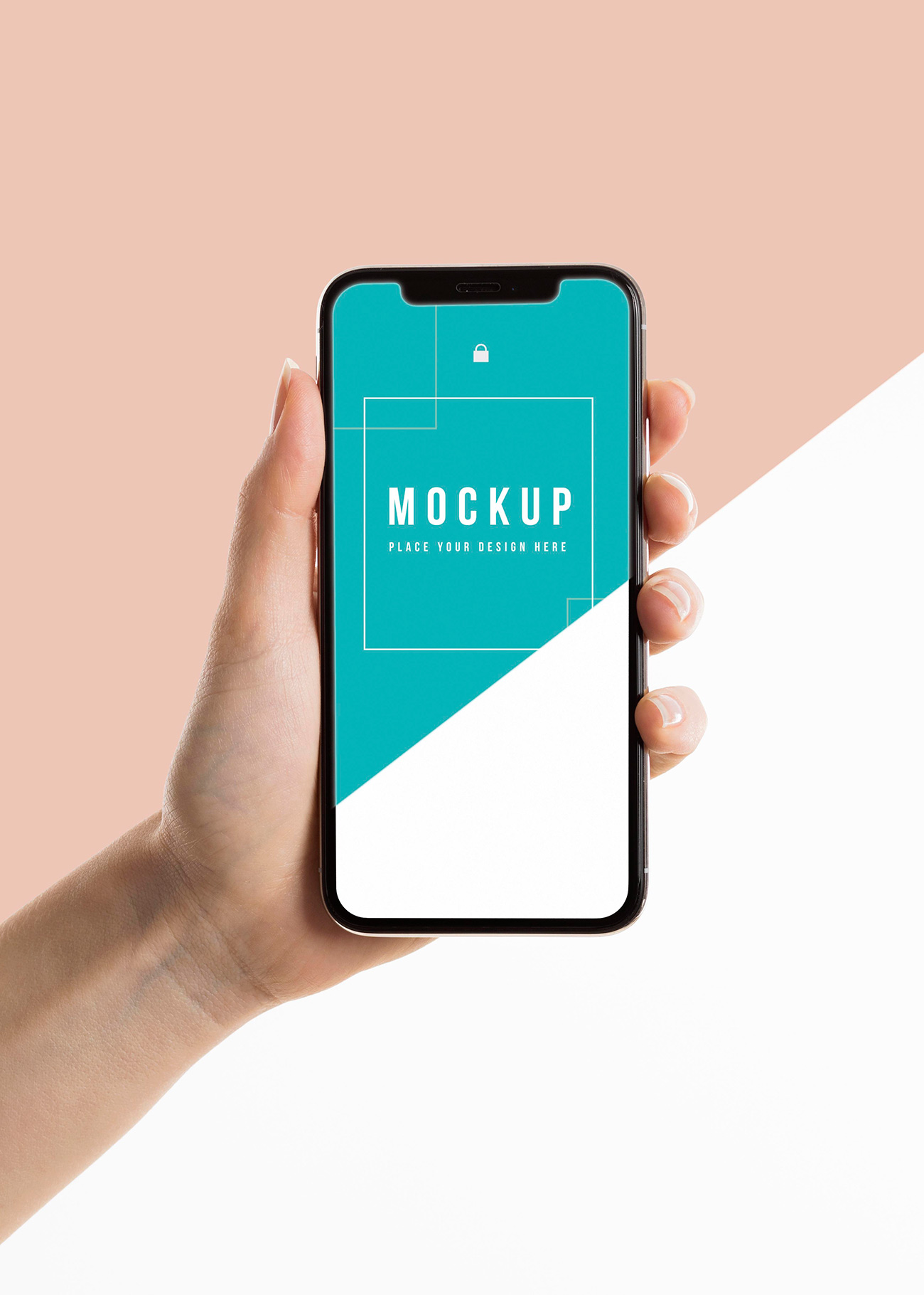 Mockup quảng cáo điện thoại file PSD mẫu 68