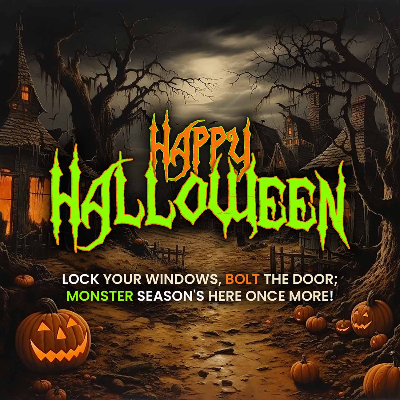 Poster halloween kinh dị, ma quỷ mẫu H87 PSD