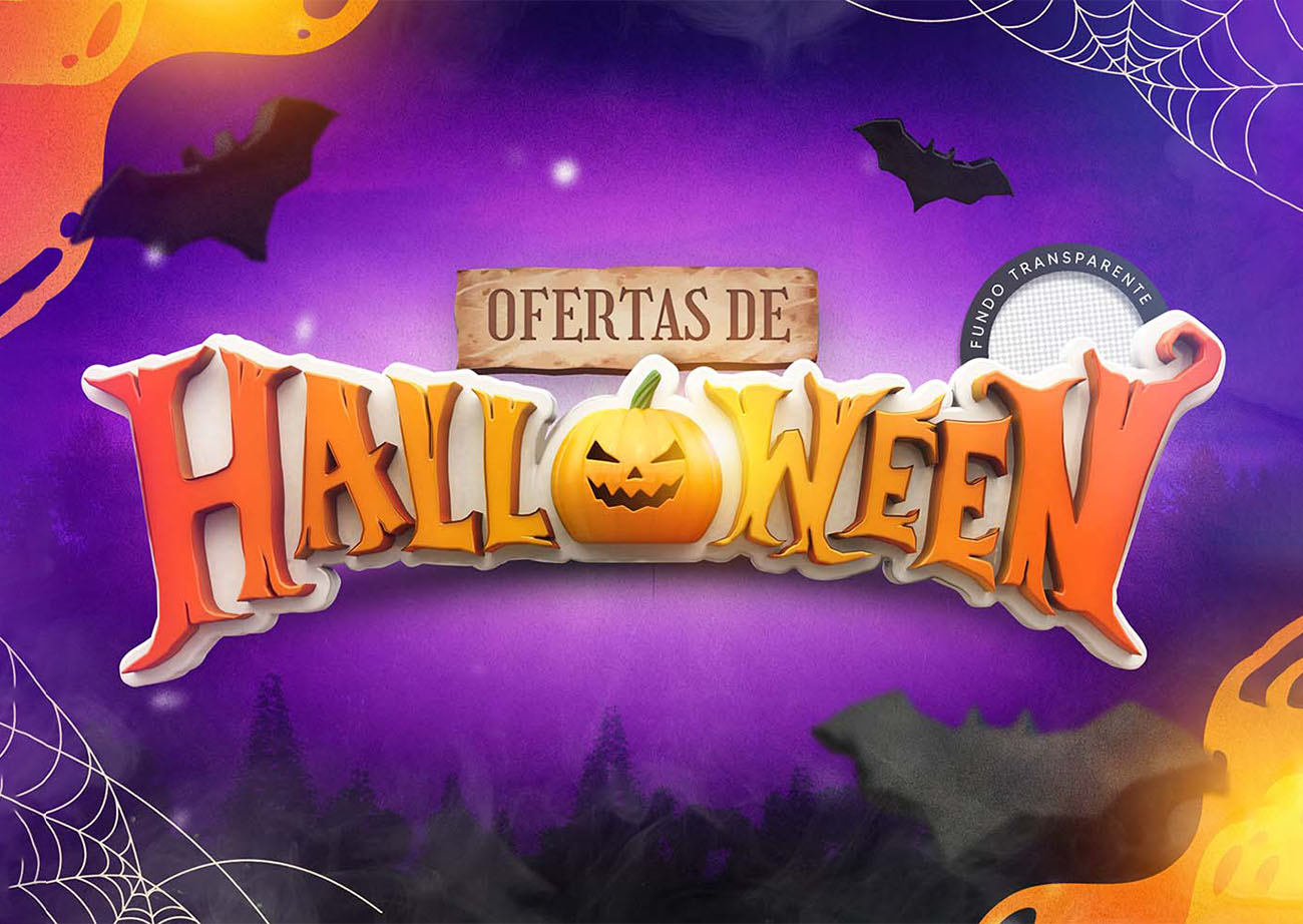 Banner halloween mẫu H42 PSD