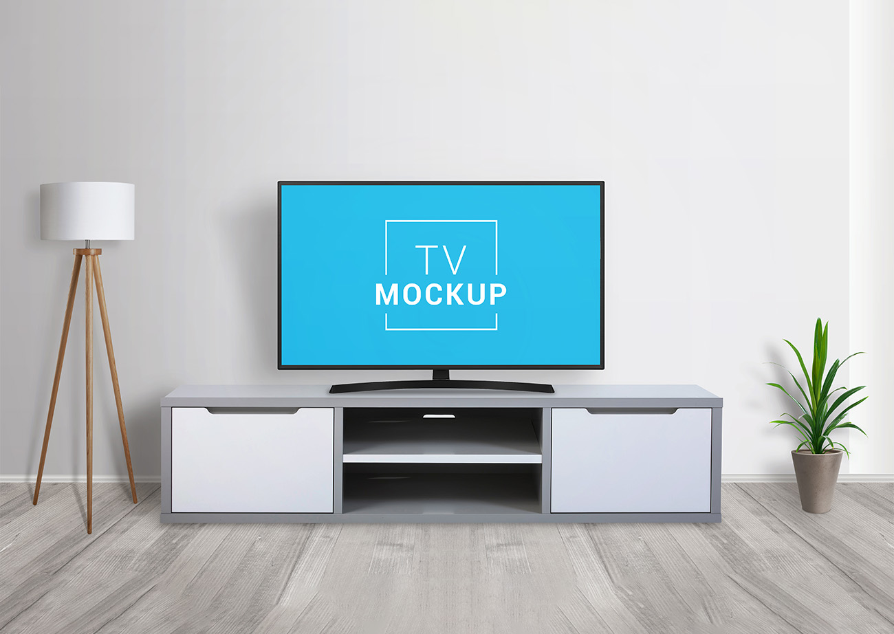 Mockup tivi mẫu số T67 PSD