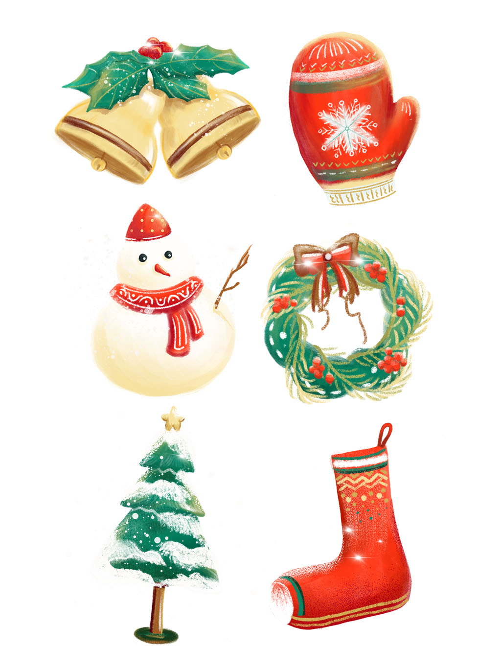 Ảnh minh họa những thứ k thể thiếu mùa noel mẫu T86 file PSD