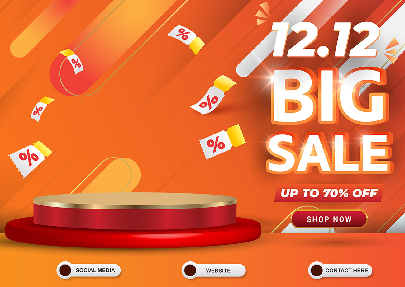 Background big sale lên đến 70% ngày 12.12 file EPS