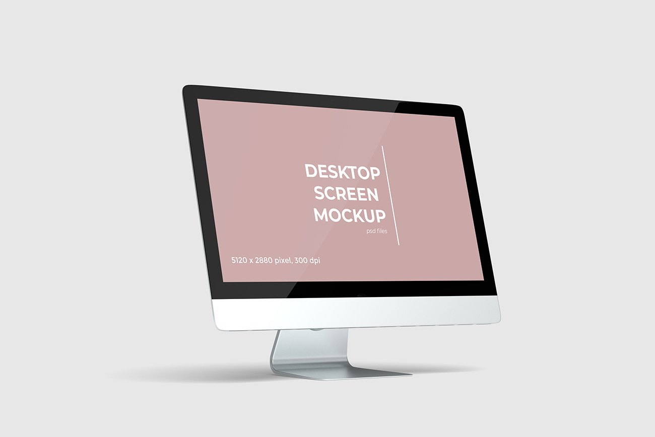 Mockup máy tính file PSD mẫu số 13