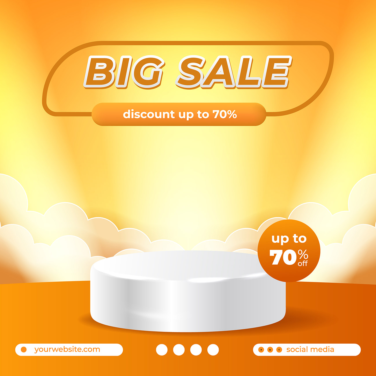 Background big sale giảm giá 70% file EPS