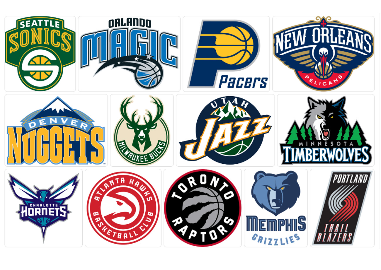 File sản phẩm các logo câu lạc bộ bóng rổ NBA