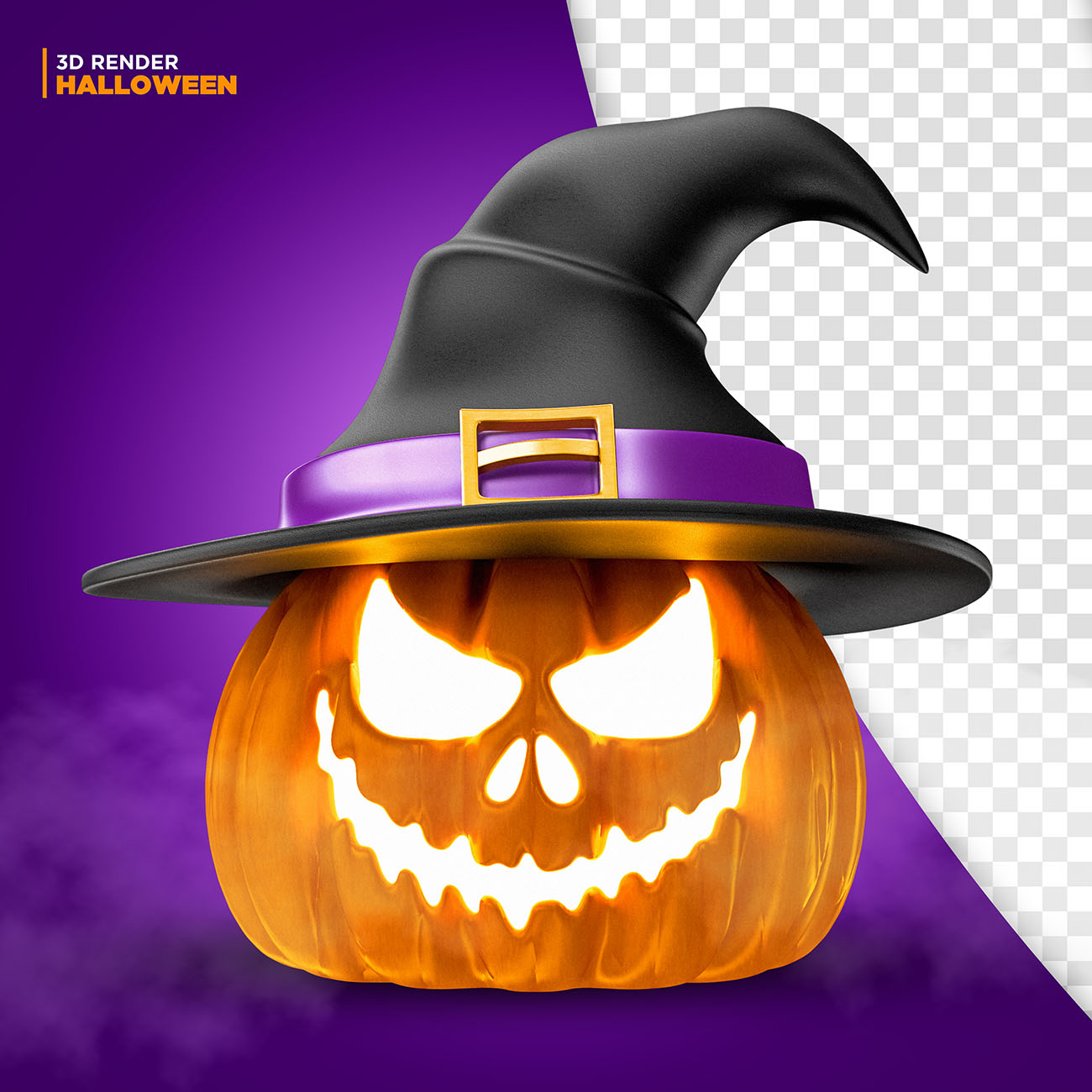 Poster halloween kinh dị mẫu H82 PSD