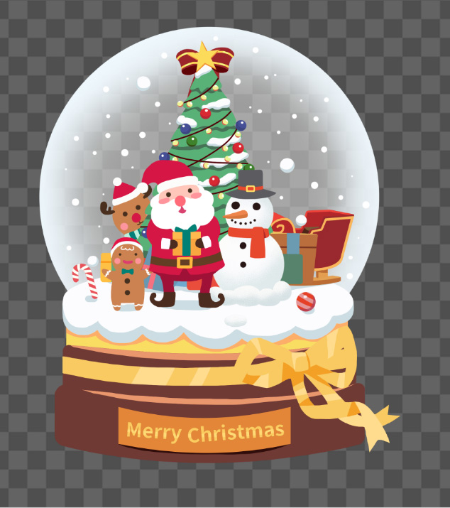 Ảnh minh họa món quà mùa noel mẫu S65 file PSD