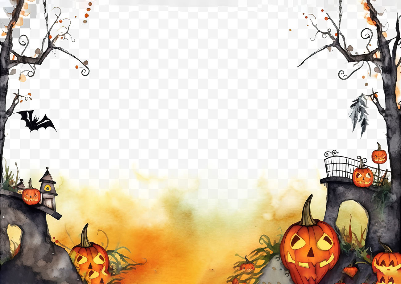 Banner halloween mẫu H53 PSD S99.vn