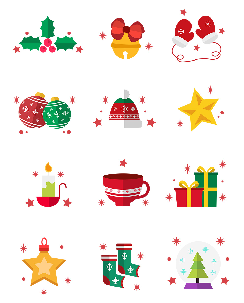 Ảnh minh họa đồ trang trí ngày noel mẫu S62 file PSD