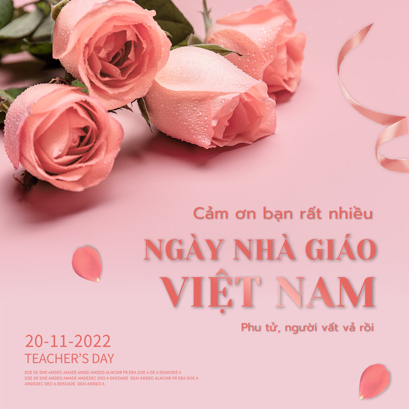 Banner chúc mừng ngày nhà giáo Việt Nam file PSD