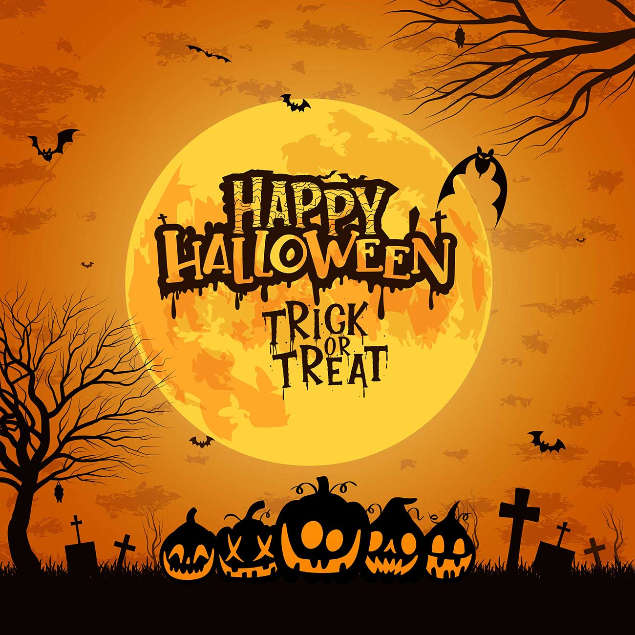 Banner halloween file EPS