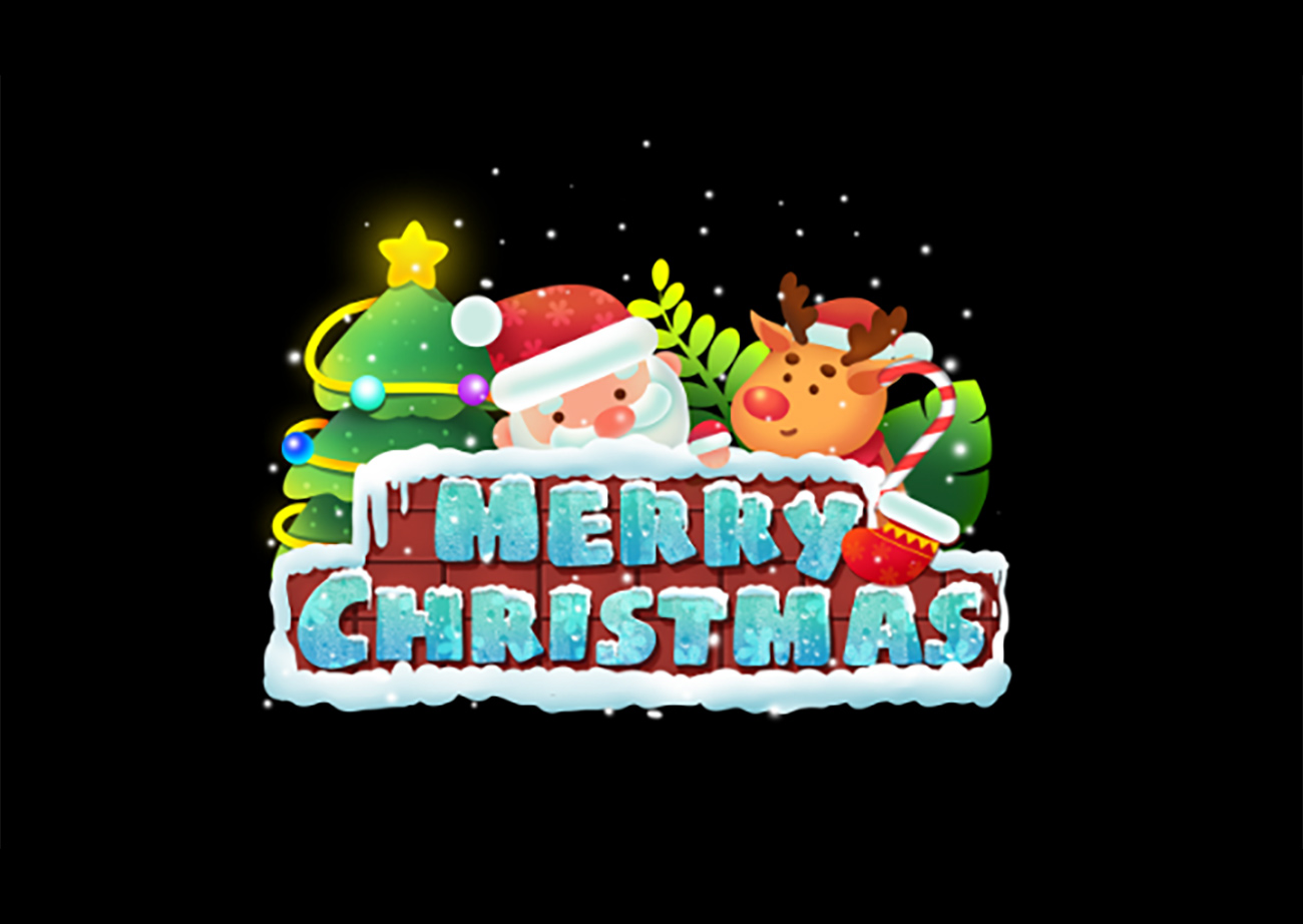 Ảnh minh họa tuyết rơi đêm noel file PSD