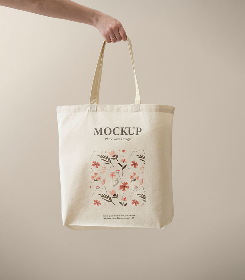 Mockup Túi canvas mẫu C03 PSD