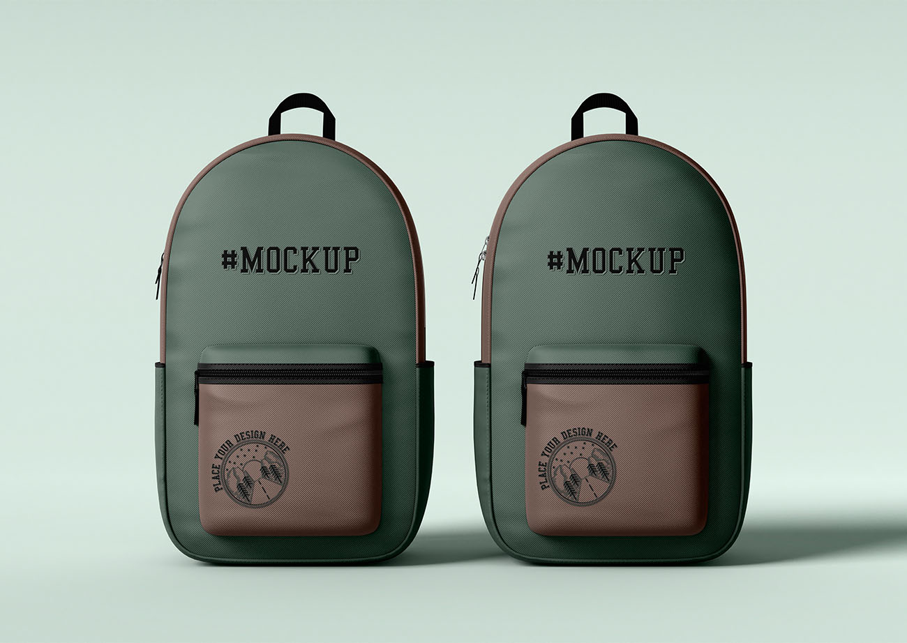 Mockup balo mẫu B28 PSD