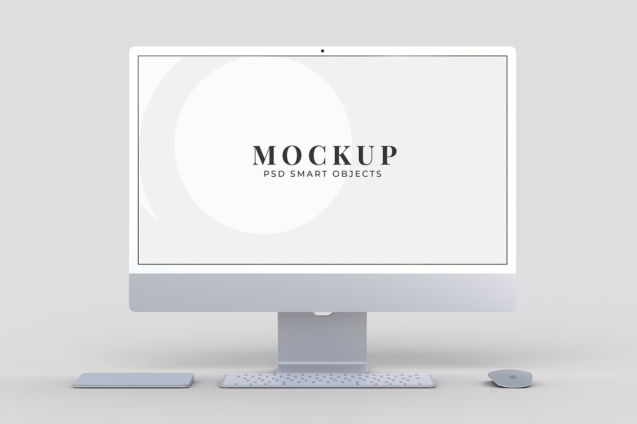 Mockup máy tính file PSD mẫu số 45