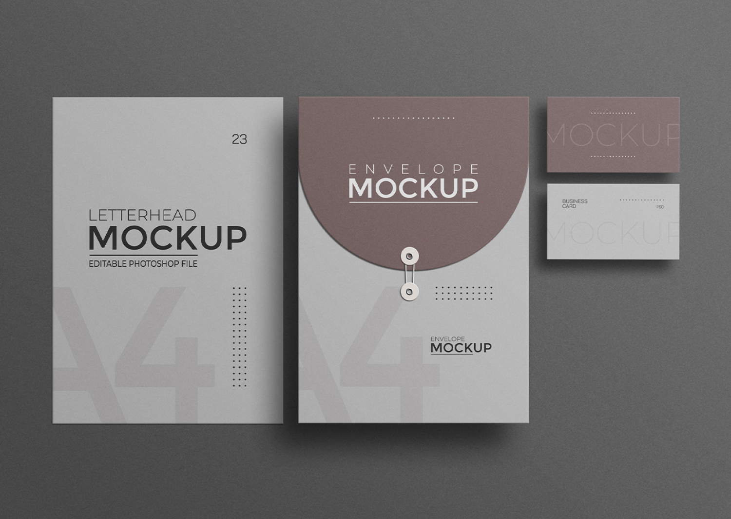 Mockup kẹp tài liệu giấy tờ mẫu số 30 PSD