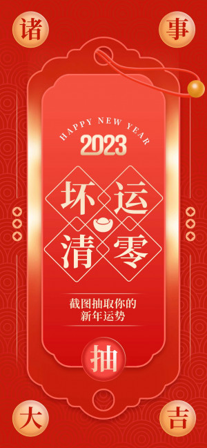 Poster chúc mừng năm mới 2023 mẫu T43 PSD