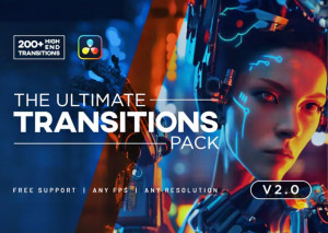 Gói 200+ Hiệu ứng chuyển cảnh cho phần mền Davinci phần 2 - The Ultimate Transitions Pack V2