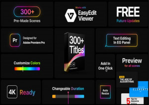 Bộ Hiệu Ứng Chữ, Mẫu Tiêu Đề, Quảng Cáo Ấn Tượng Cho Premiere Pro