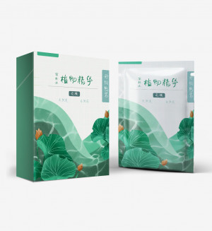 Bao bì đóng gói sản phẩm trà hoa sen mẫu T02 PSD