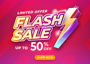 Background chương tình flash sale giới hạn file EPS