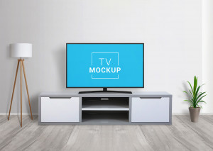 Mockup tivi mẫu số T67 PSD