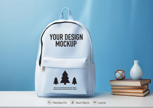 Mockup balo mẫu B29 PSD