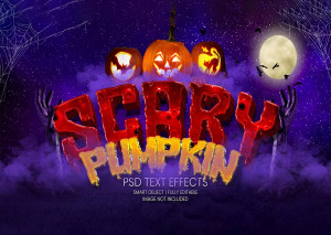 Banner halloween kinh dị mẫu H117 PSD