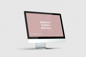 Mockup máy tính file PSD mẫu số 13