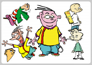 File vector nhân vật hoạt hình Ed, Edd n Eddy