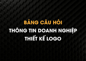 Mẫu câu hỏi thông tin doanh nghiệp khi thiết kế logo