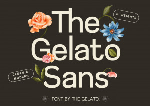 Font TH GelatoSans Font chữ thanh lịch, hiện đại, sang trọng dùng cho thiết kế thiệp cưới, thời trang, tạp chí, nước hoa