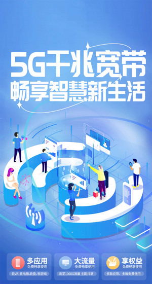 Poster mạng 5G kết nối internet mọi lúc mọi nơi file PSD