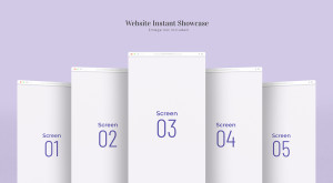 Mockup website file PSD mẫu số 49