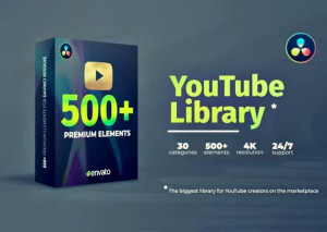 Gói 500+ Thư viện Text Youtube phần mền Davinci - YouTube Pack – DaVinci Resolve