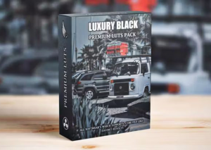 Bộ Lust màu hiệu ứng u ám và sang trọng cho video vận tải, ô tô - Dark and Moody Luxury Black Look Car Videography LUTs Pack