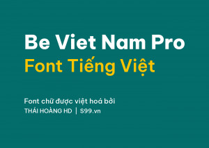 Font chữ Be Vietnam Pro Việt Hoá