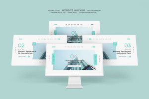 Mockup website file PSD mẫu số 20